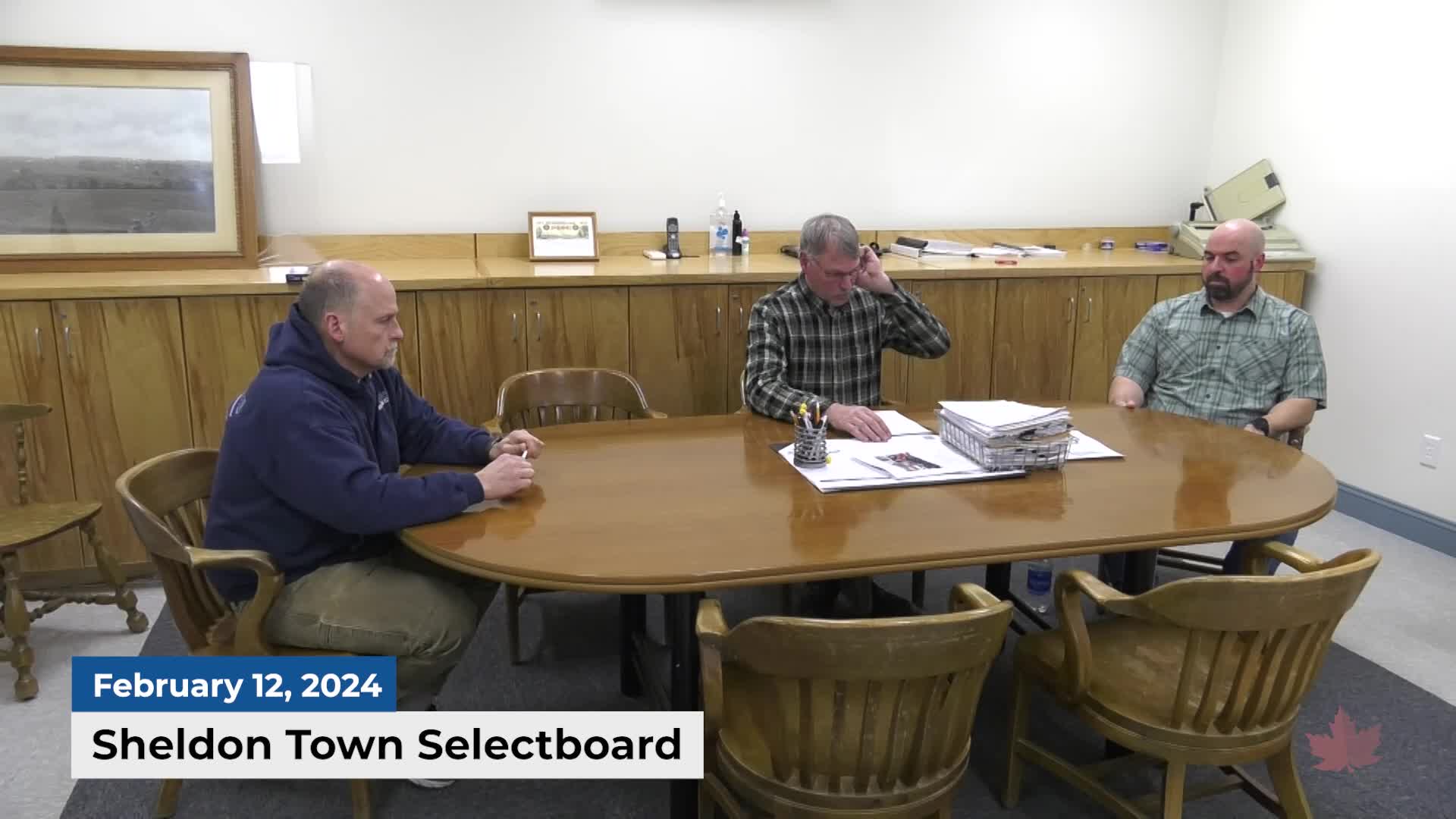 Thumbnail image for Sheldon Selectboard | 2/12/24