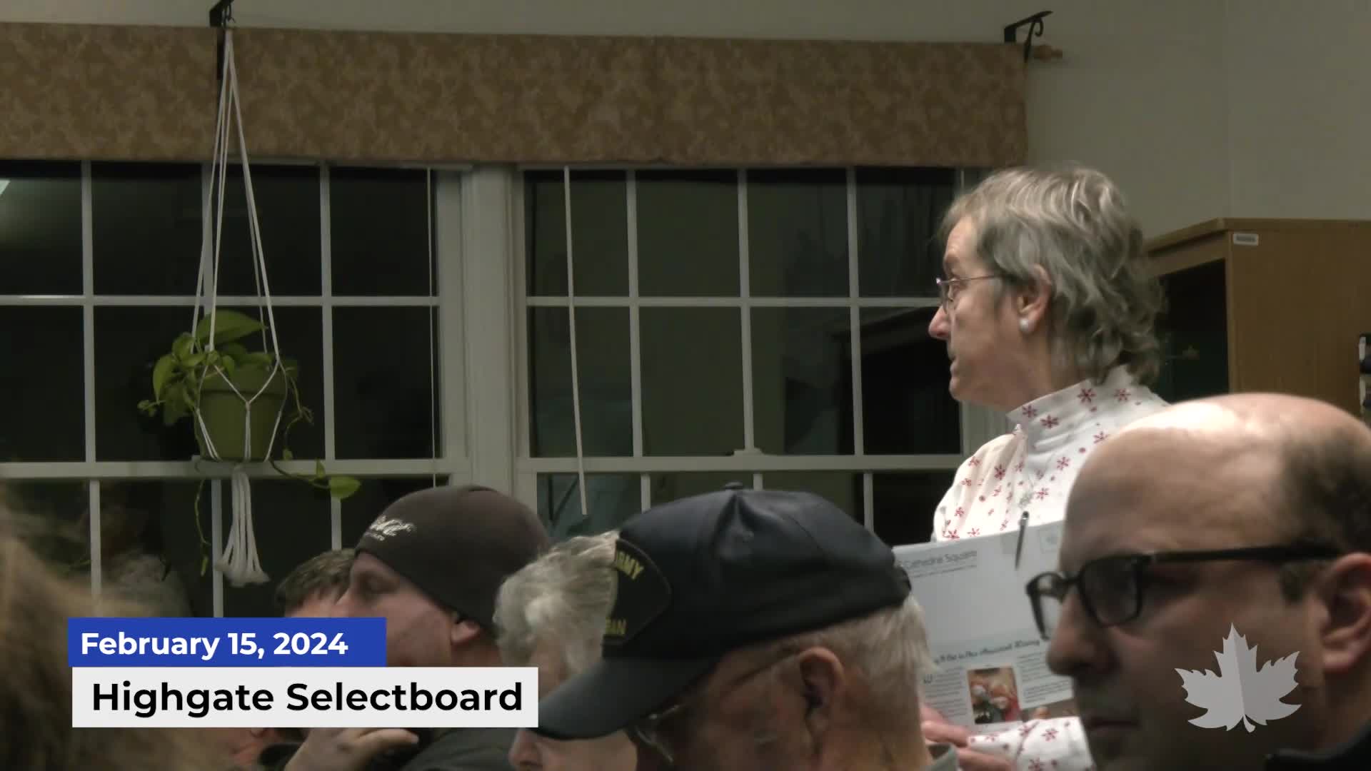 Thumbnail image for Highgate Selectboard 2/15