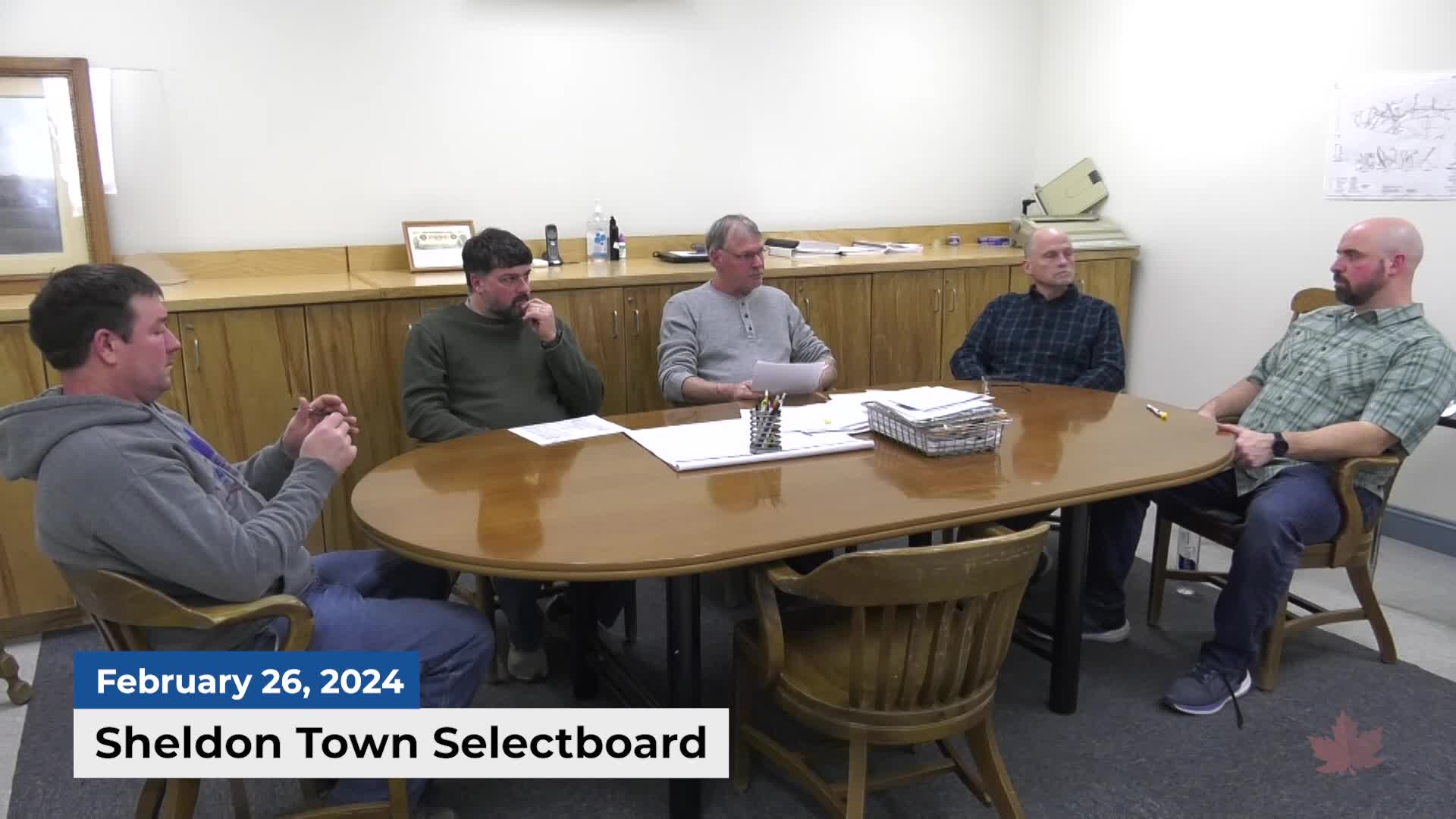 Thumbnail image for Sheldon Selectboard | 02/26/2024