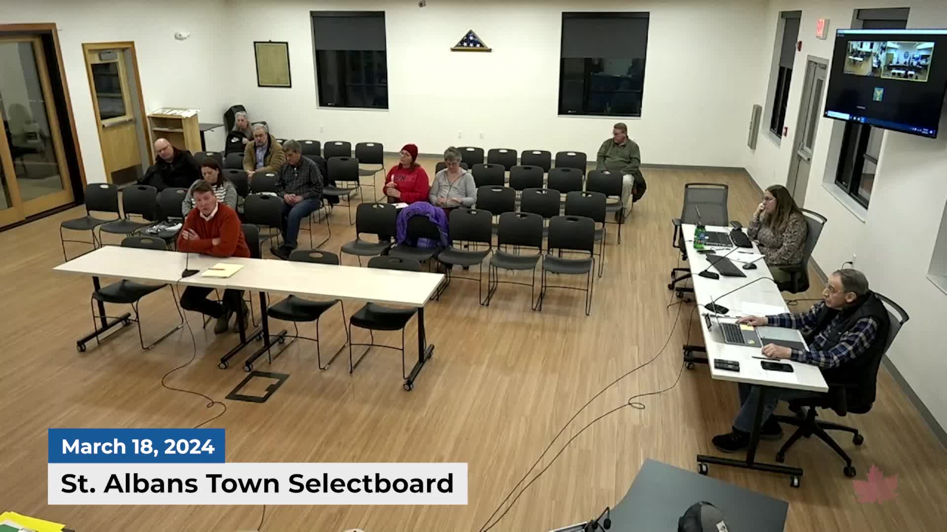 Thumbnail image for St Albans Town Selectboard | 3/18