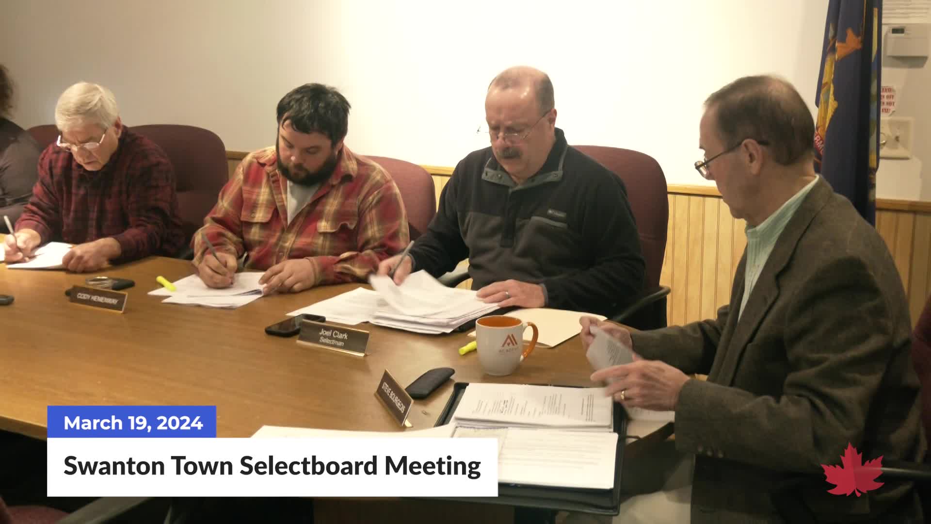 Thumbnail image for Swanton Town Selectboard | 03/19/2024