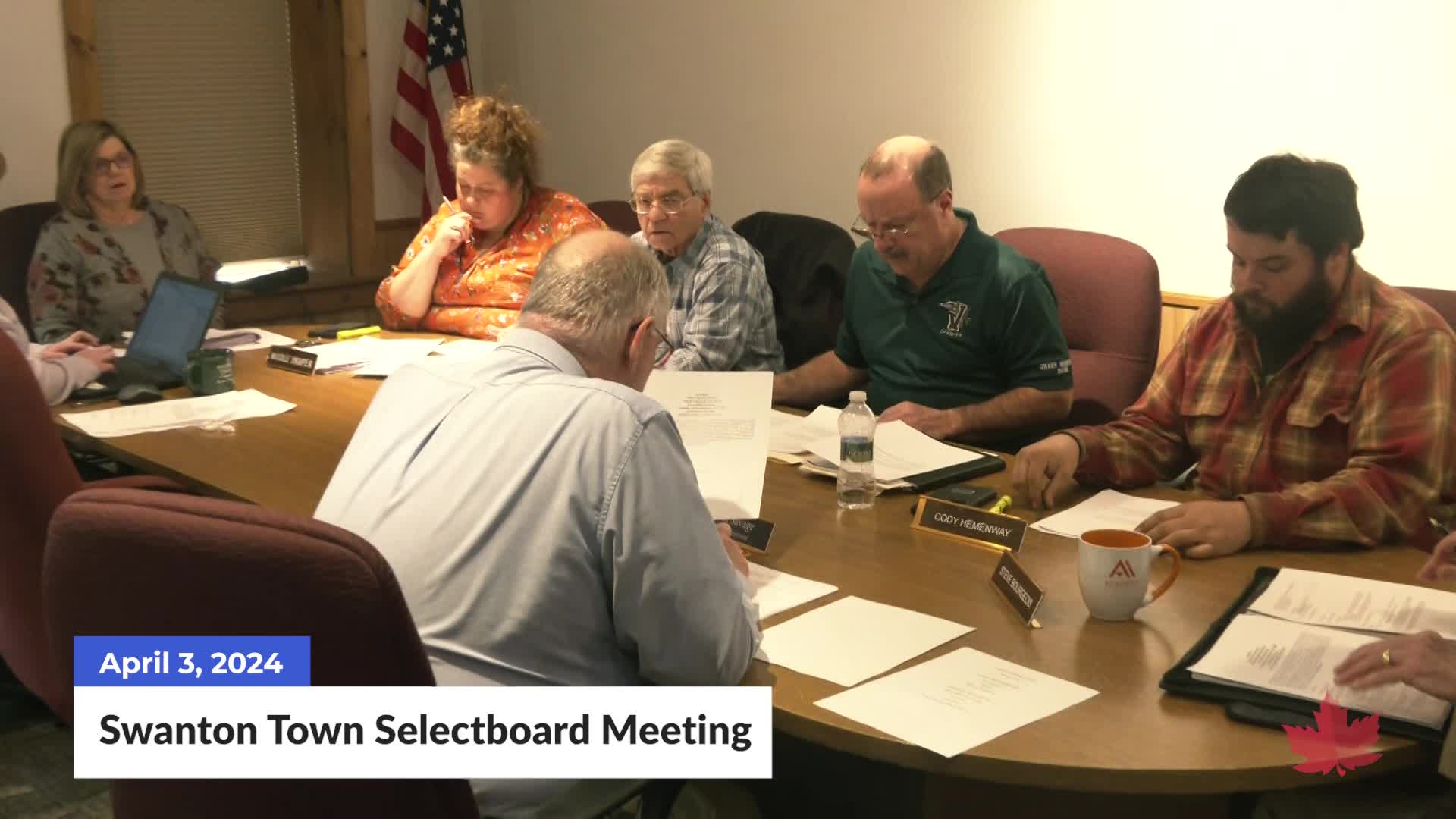 Thumbnail image for Swanton Town Selectboard | 4/2