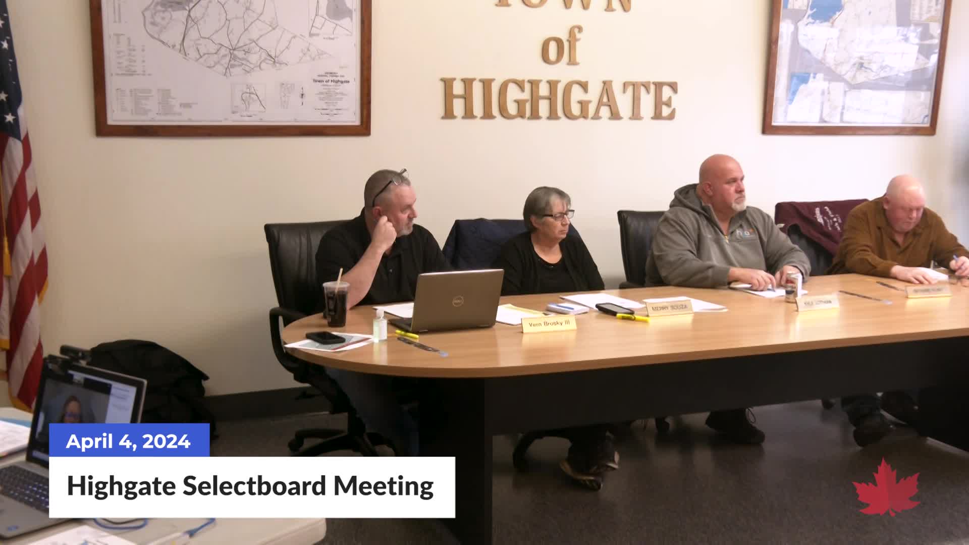 Thumbnail image for Highgate Selectboard 4/4