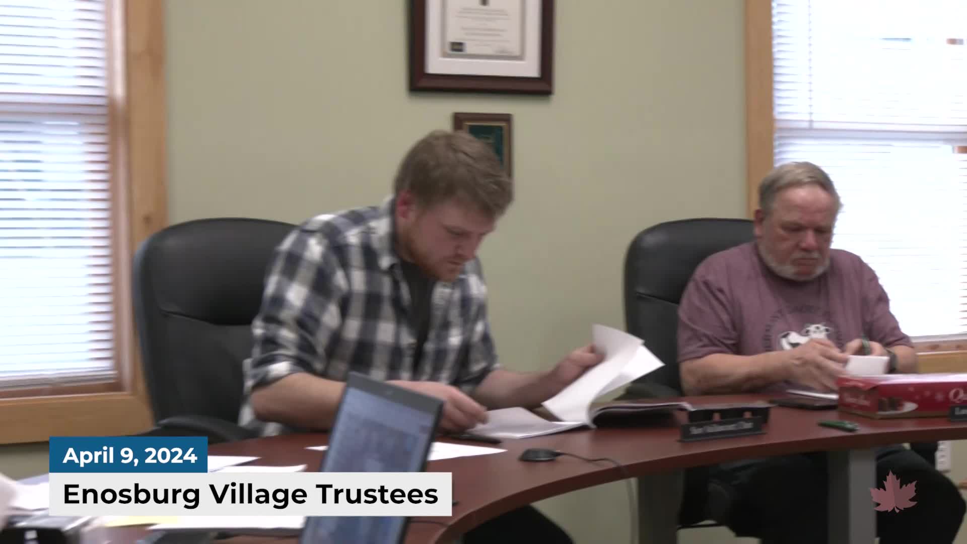 Thumbnail image for Enosburg Village Trustees 4/9