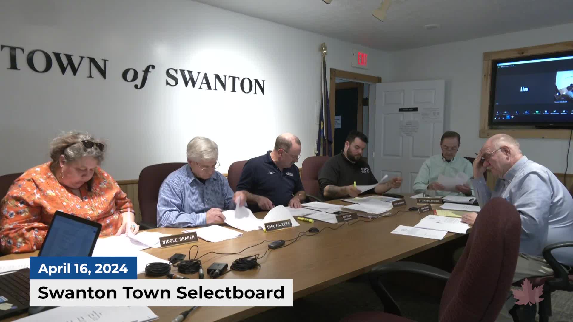 Thumbnail image for Swanton Selectboard | 4/16