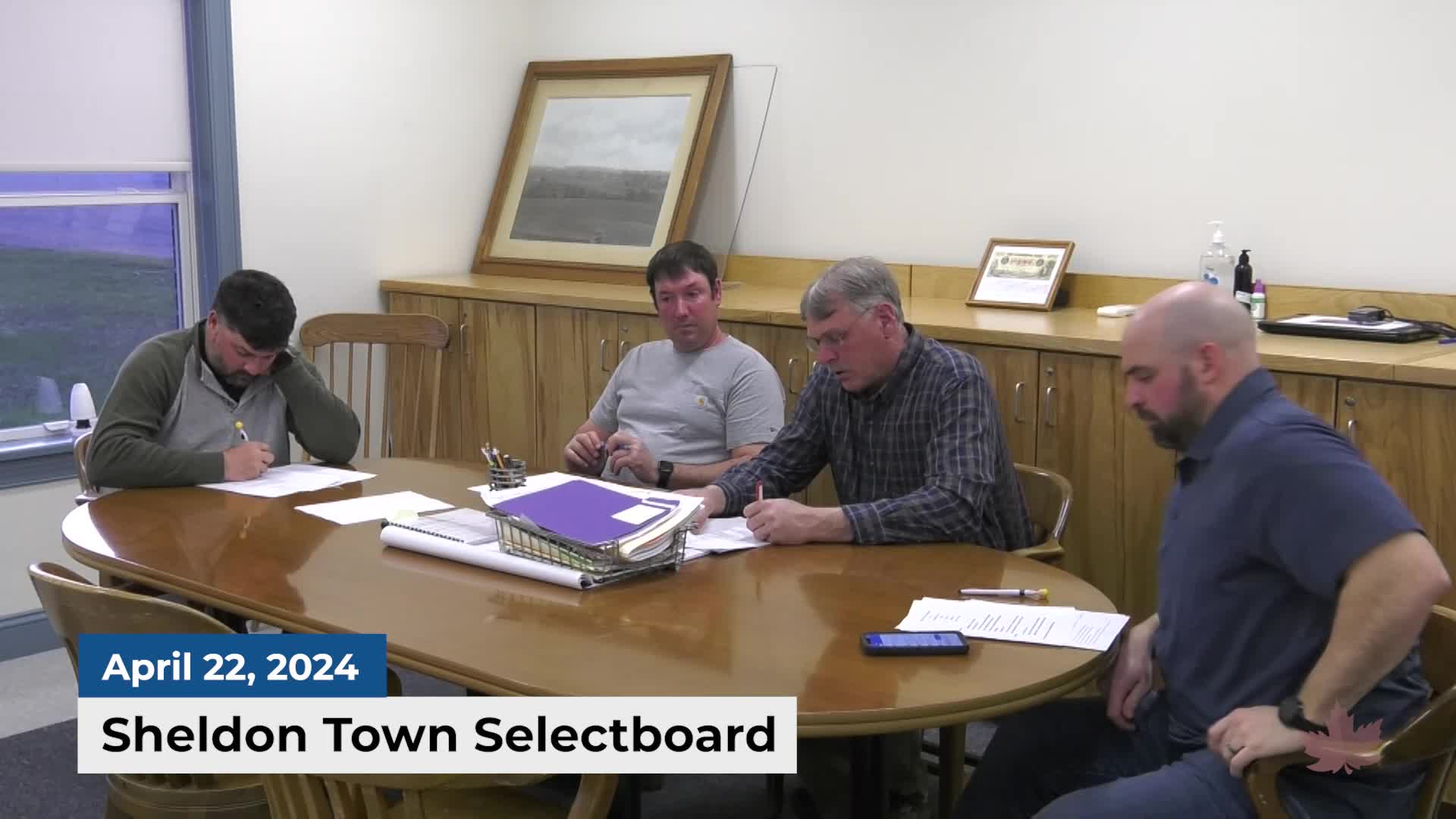 Thumbnail image for Sheldon Selectboard | 4/22