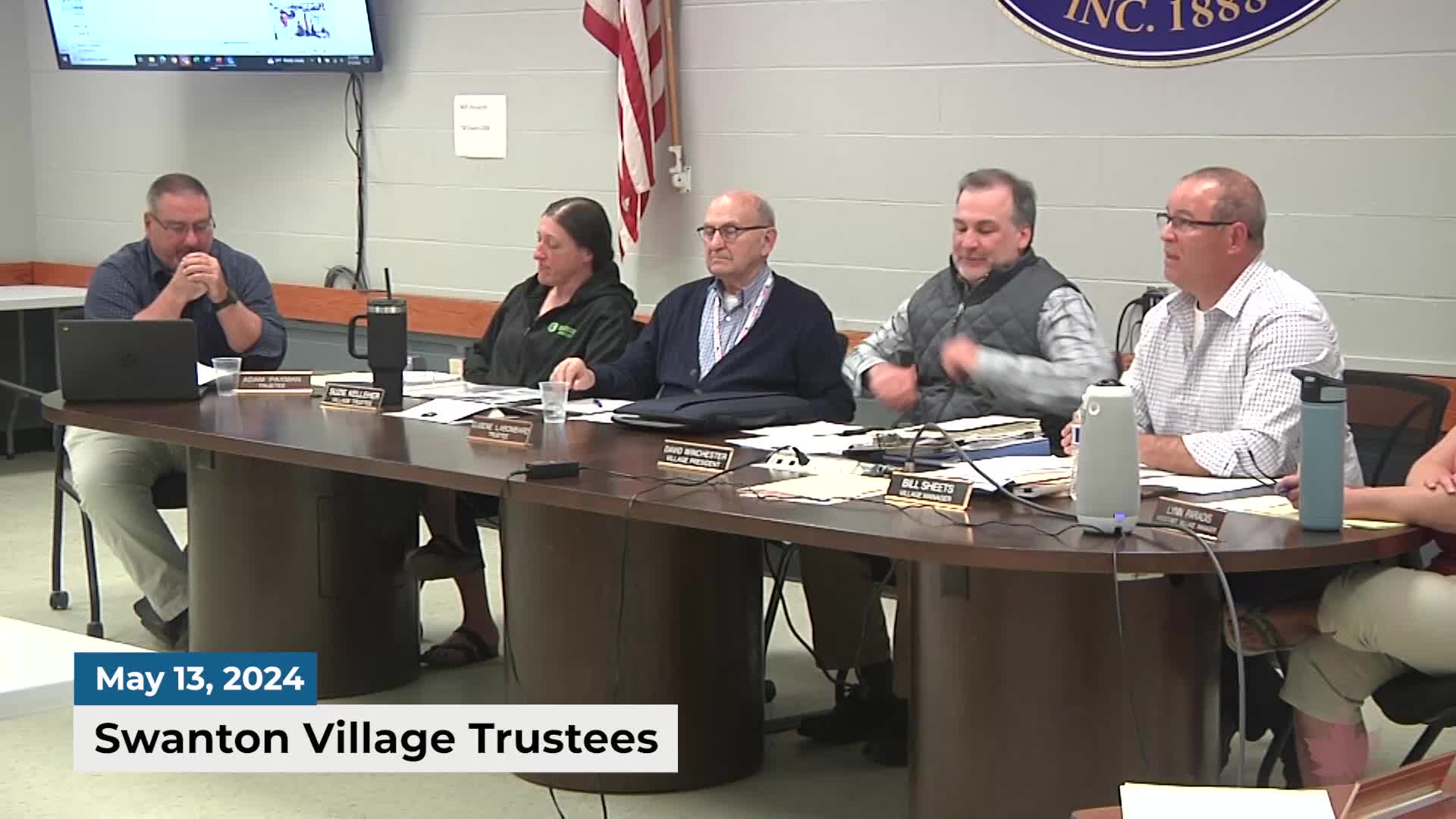 Thumbnail image for Swanton Village Trustees 5/13