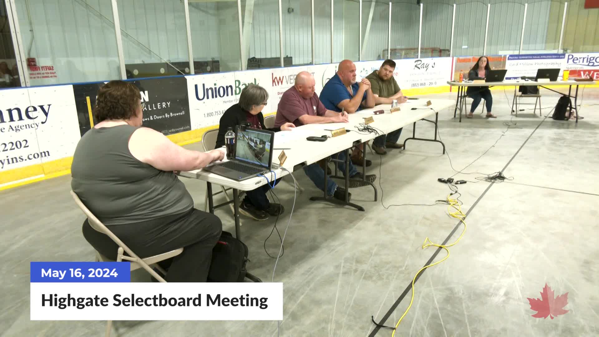 Thumbnail image for Highgate Selectboard Meeting | 5/16/2024