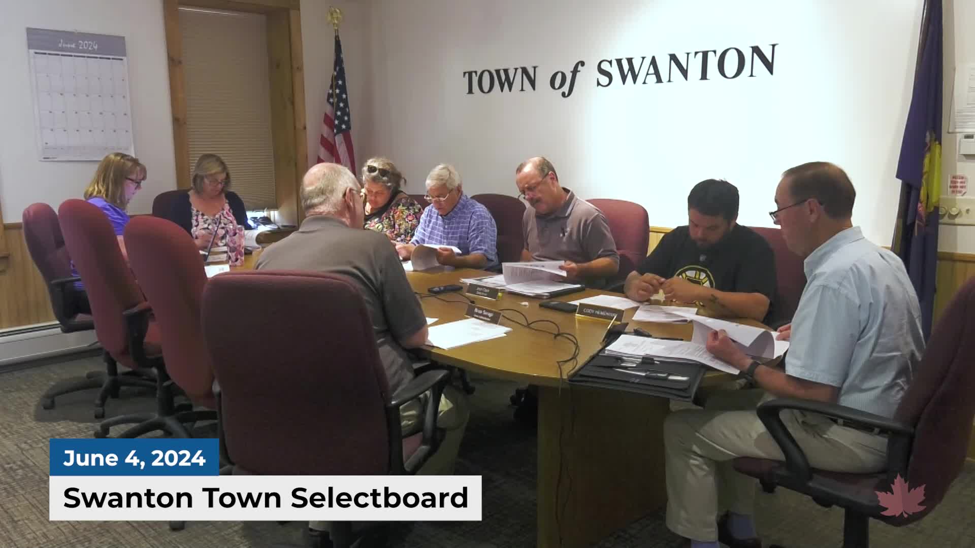 Thumbnail image for Swanton Town Selectboard | 06/04/2024