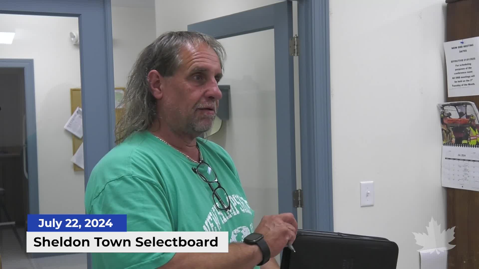 Thumbnail image for Sheldon Town Selectboard | 07/22/2024