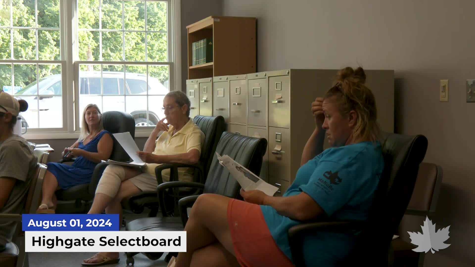 Thumbnail image for Highgate Selectboard 08/01/2024