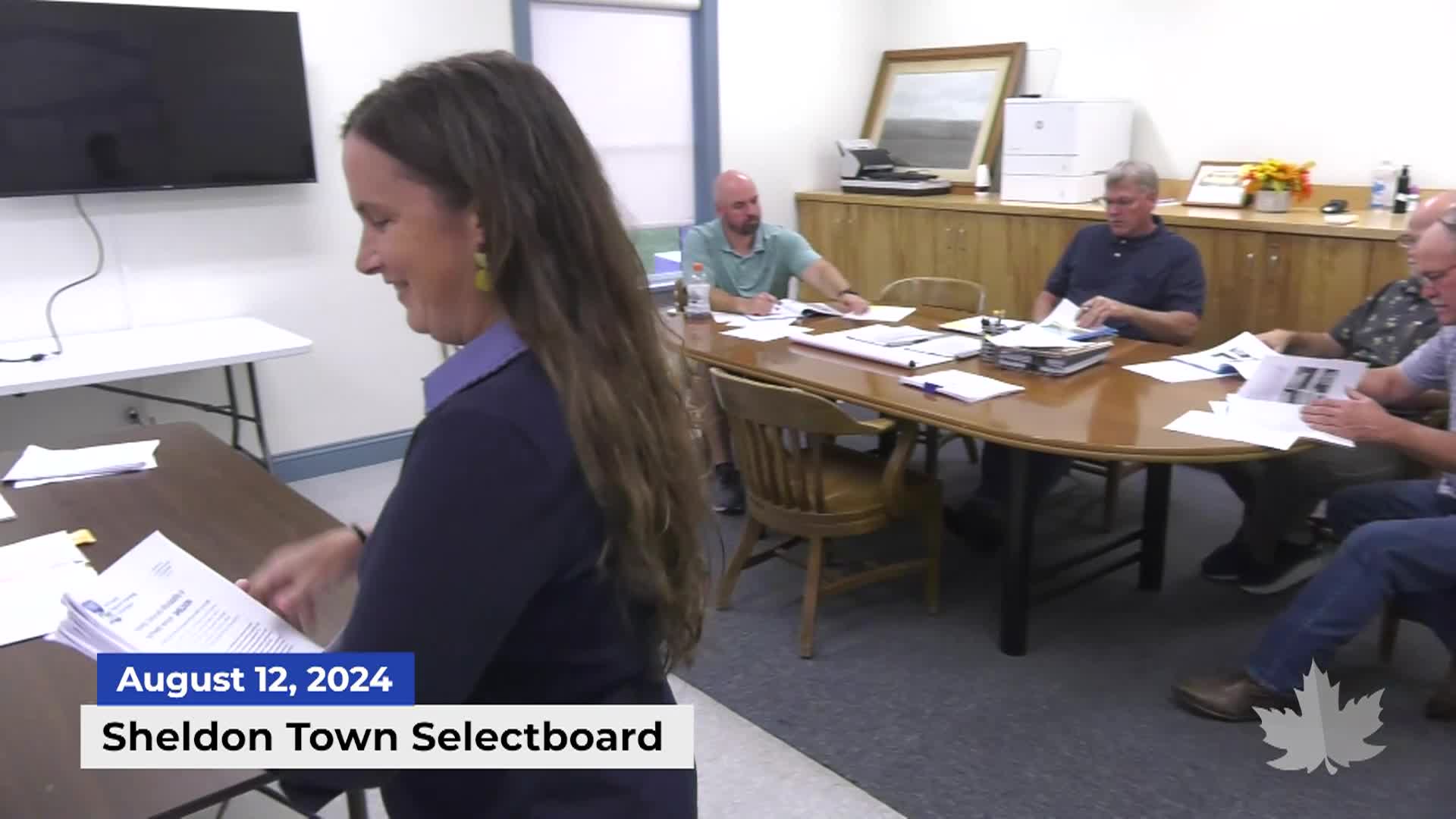Thumbnail image for Sheldon Town Selectboard | 08/12/2024