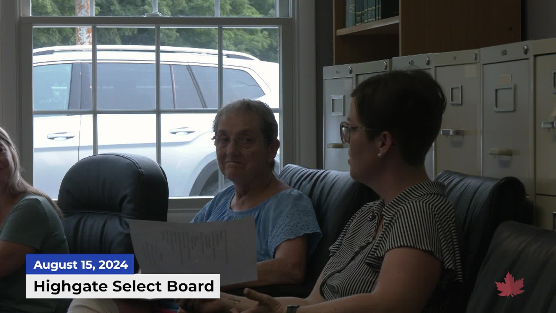 Thumbnail image for Highgate Selectboard | 08/15/2024