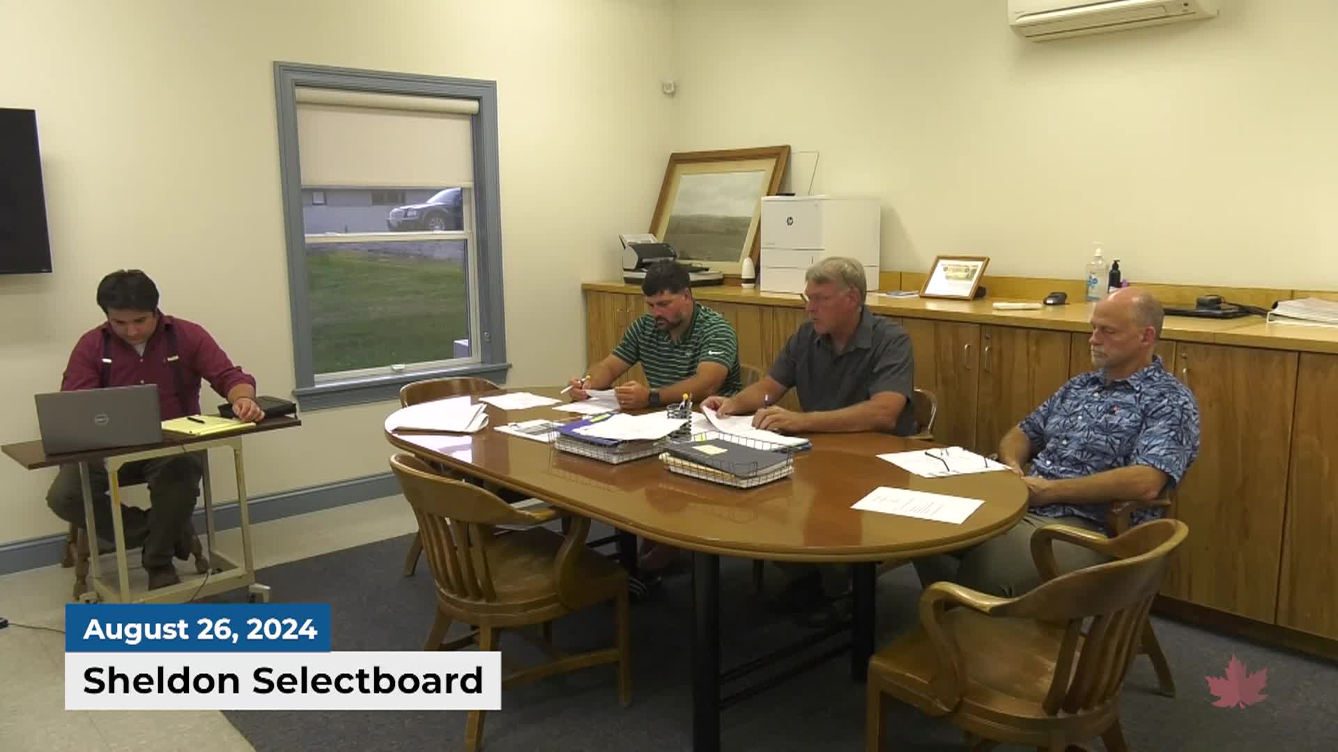 Thumbnail image for Sheldon Selectboard | 08/26/2024