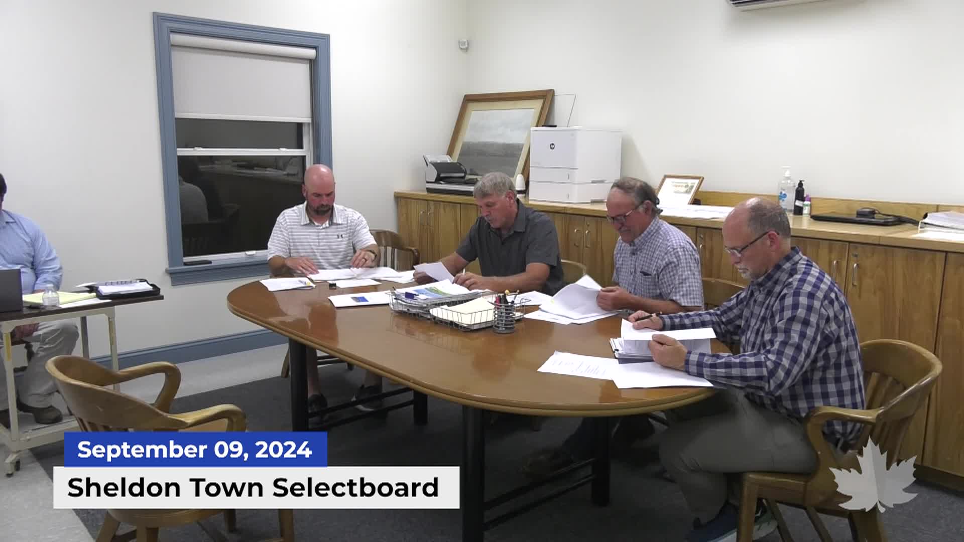 Thumbnail image for Sheldon Town Selectboard | 09/09/2024