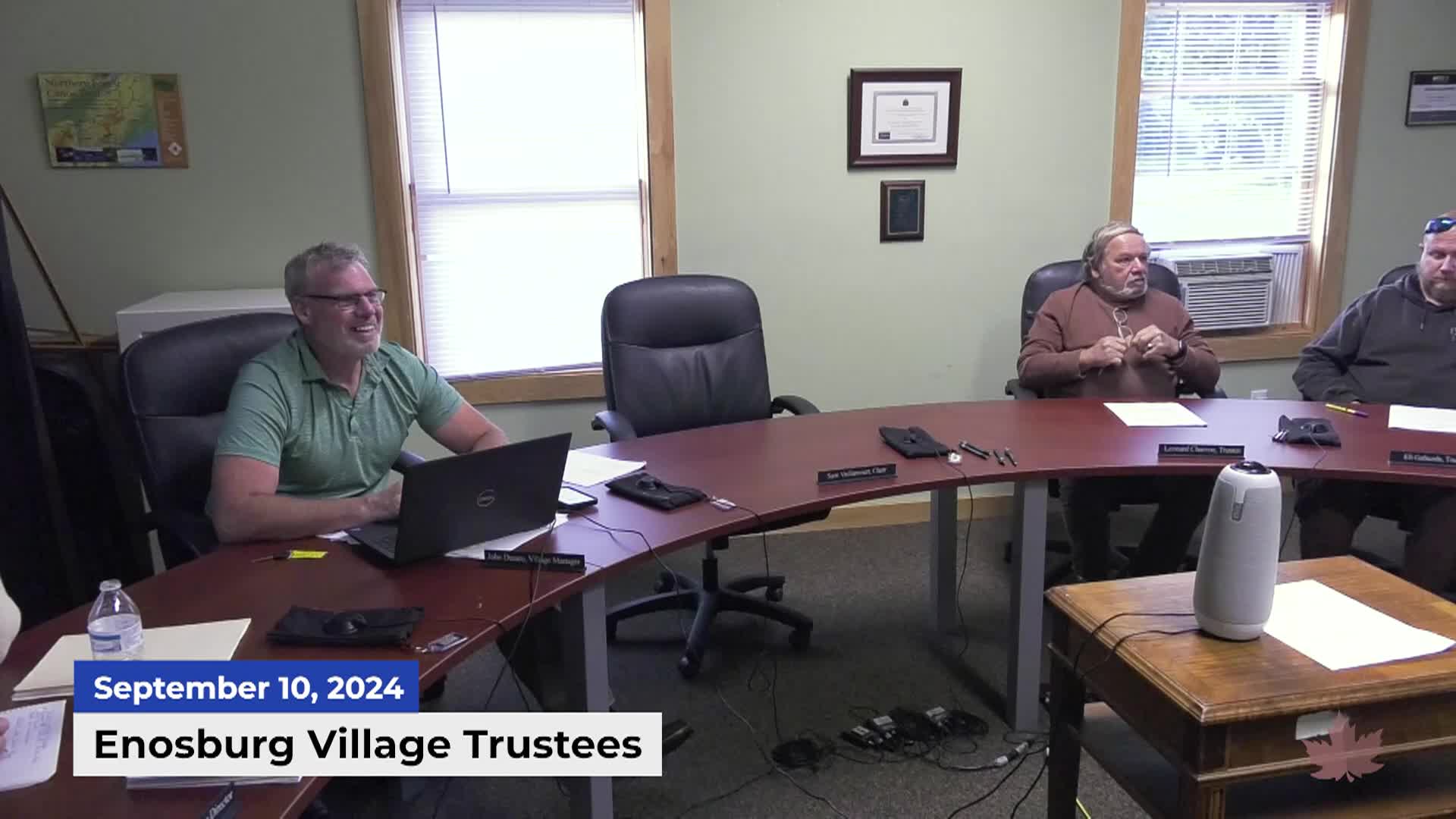 Thumbnail image for Enosburg Village Trustees | 09/10/2024