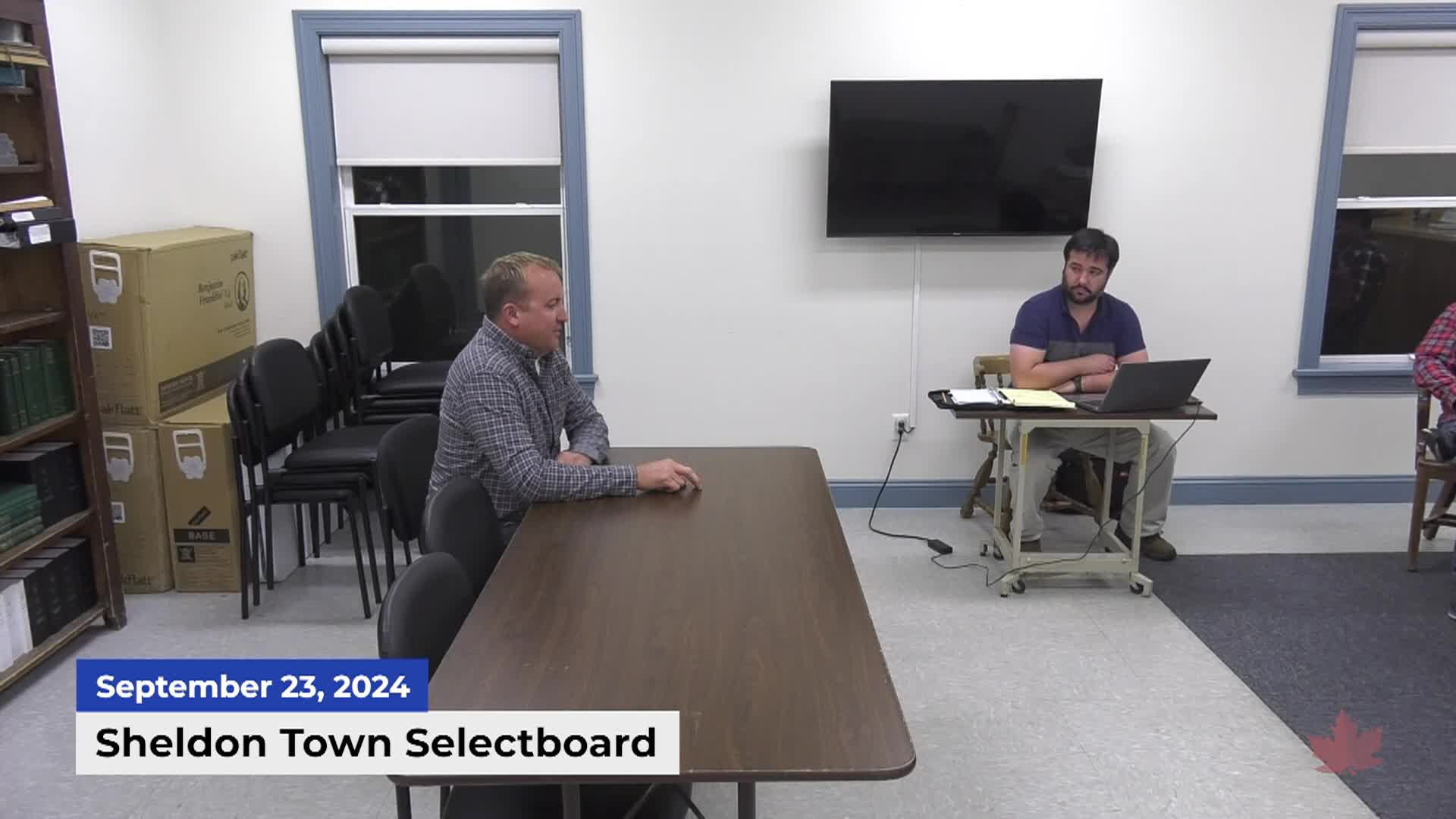 Thumbnail image for Sheldon Selectboard | 09/23/2024