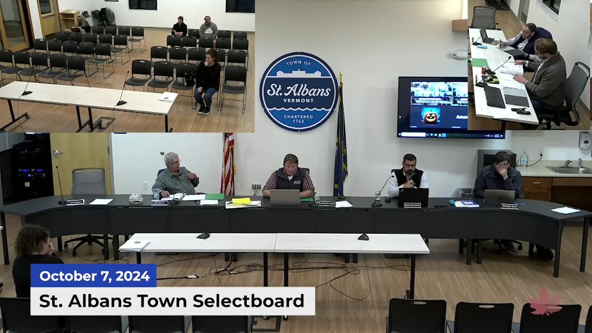 Thumbnail image for St Albans Town Selectboard | 10/07/2024