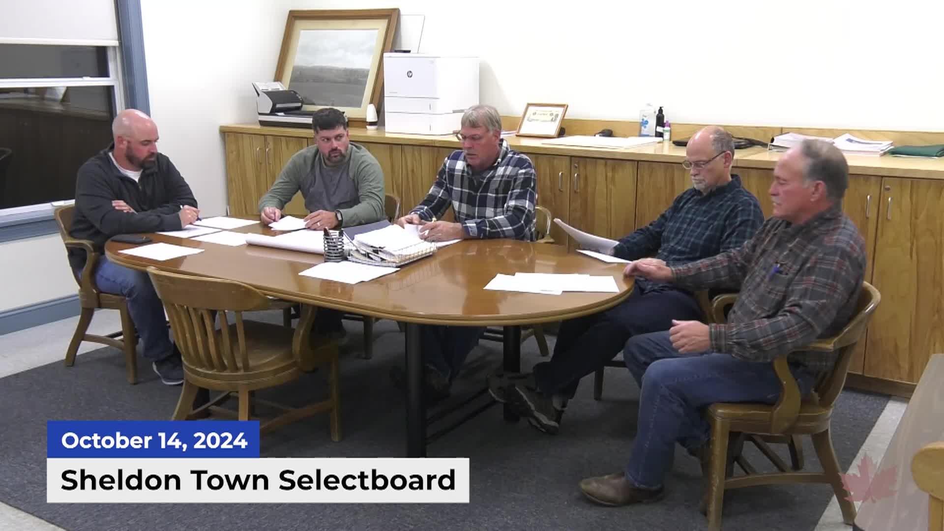 Thumbnail image for Sheldon Selectboard | 10/14/2024