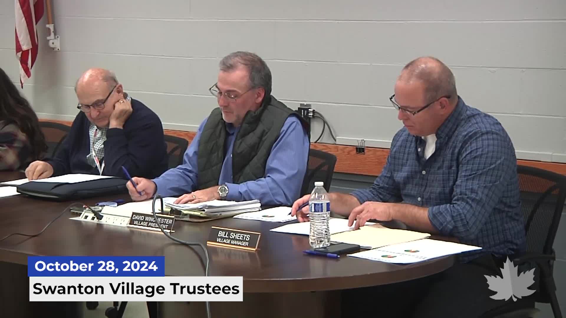 Thumbnail image for Swanton Village Trustees | 10/28/2024