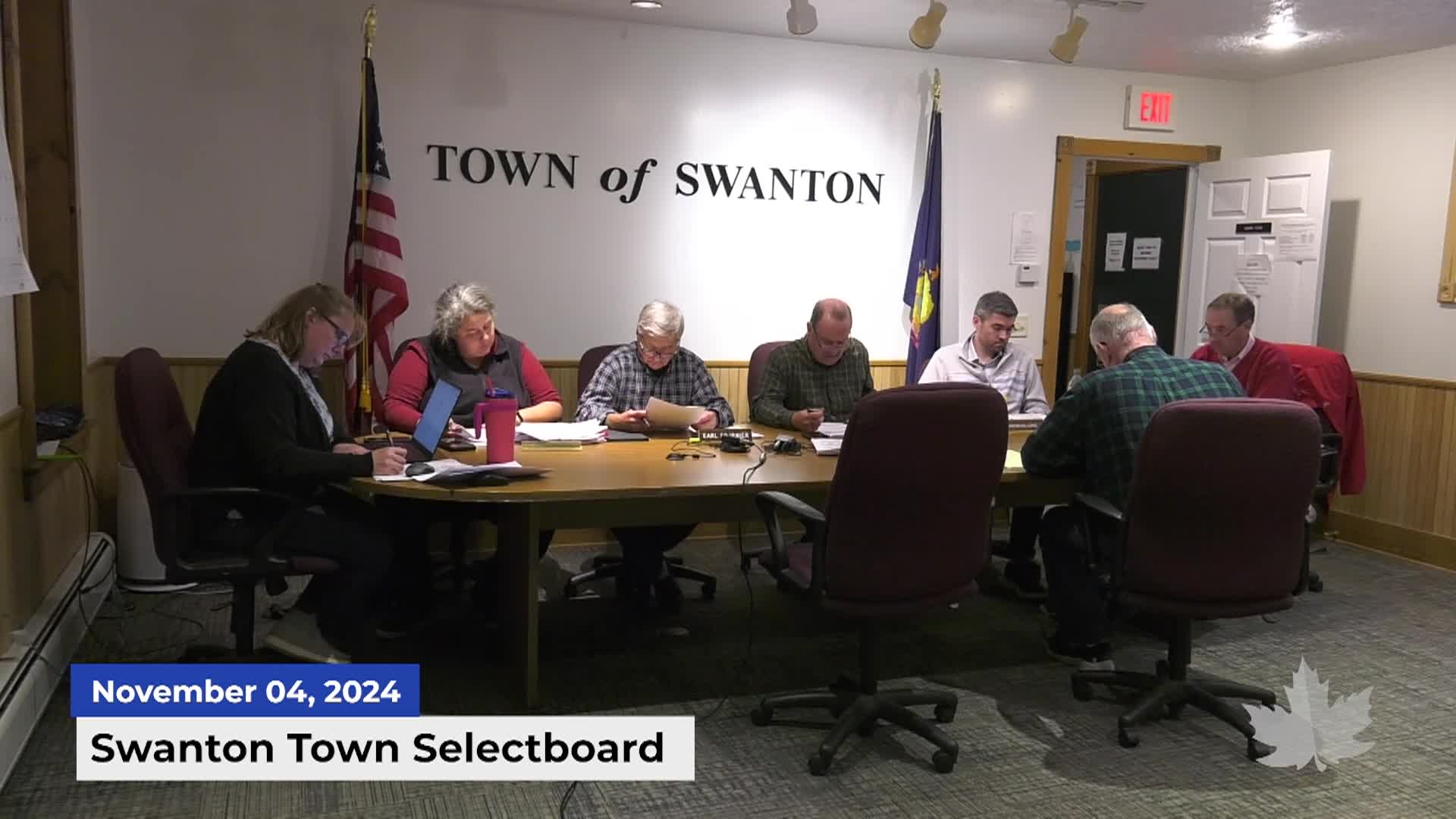 Thumbnail image for Swanton Town Selectboard | 11/04/2024