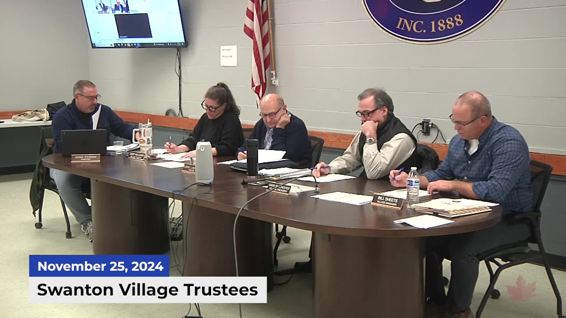 Thumbnail image for Swanton Village Trustees 20241125
