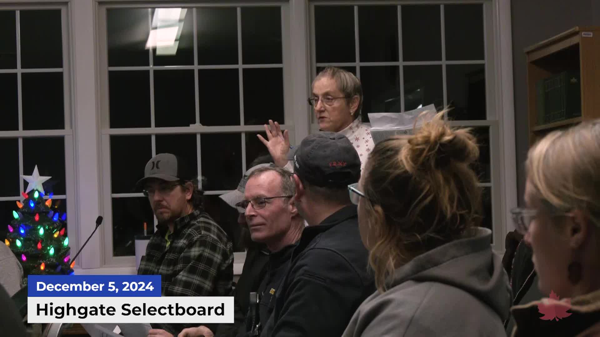 Thumbnail image for Highgate Selectboard | 12/05/2024