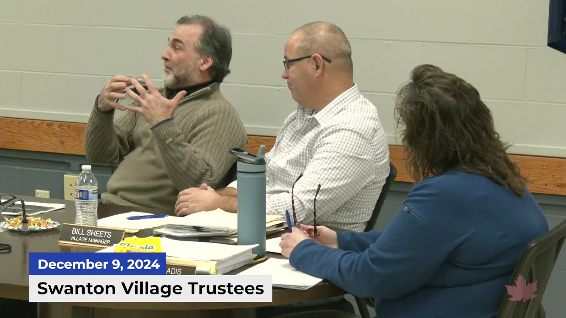 Thumbnail image for Swanton Village Trustees 12/9