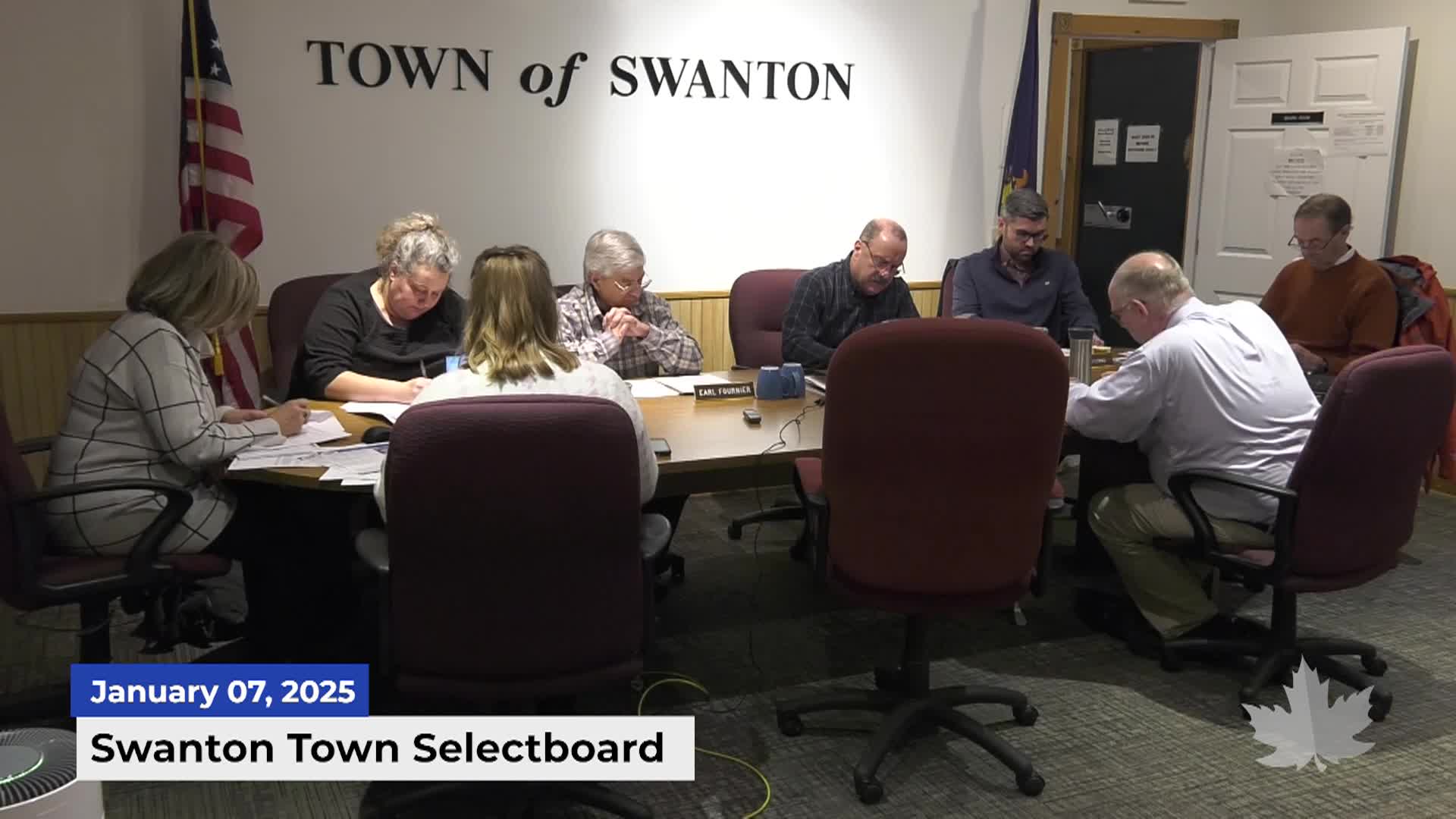 Thumbnail image for Swanton Town Selectboard | 01/07/2025