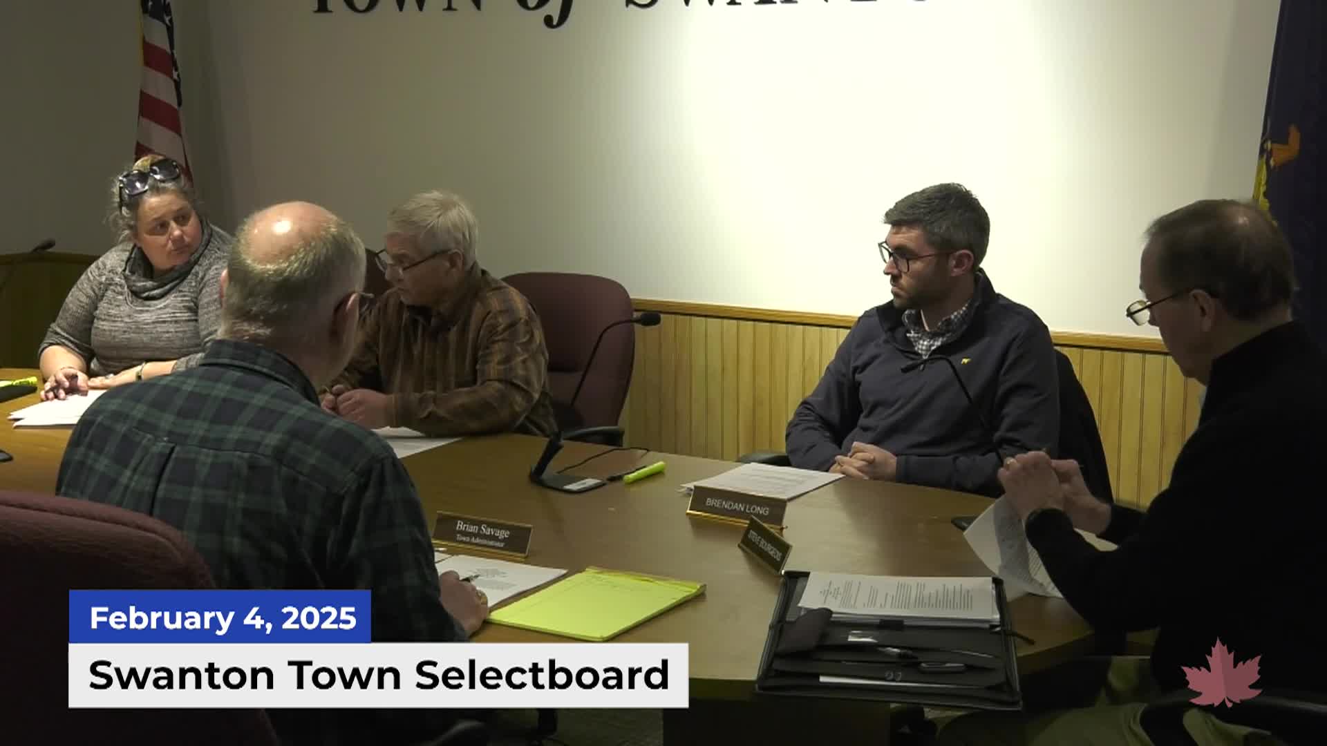 Thumbnail image for Swanton Town Selectboard | 02/04/2025