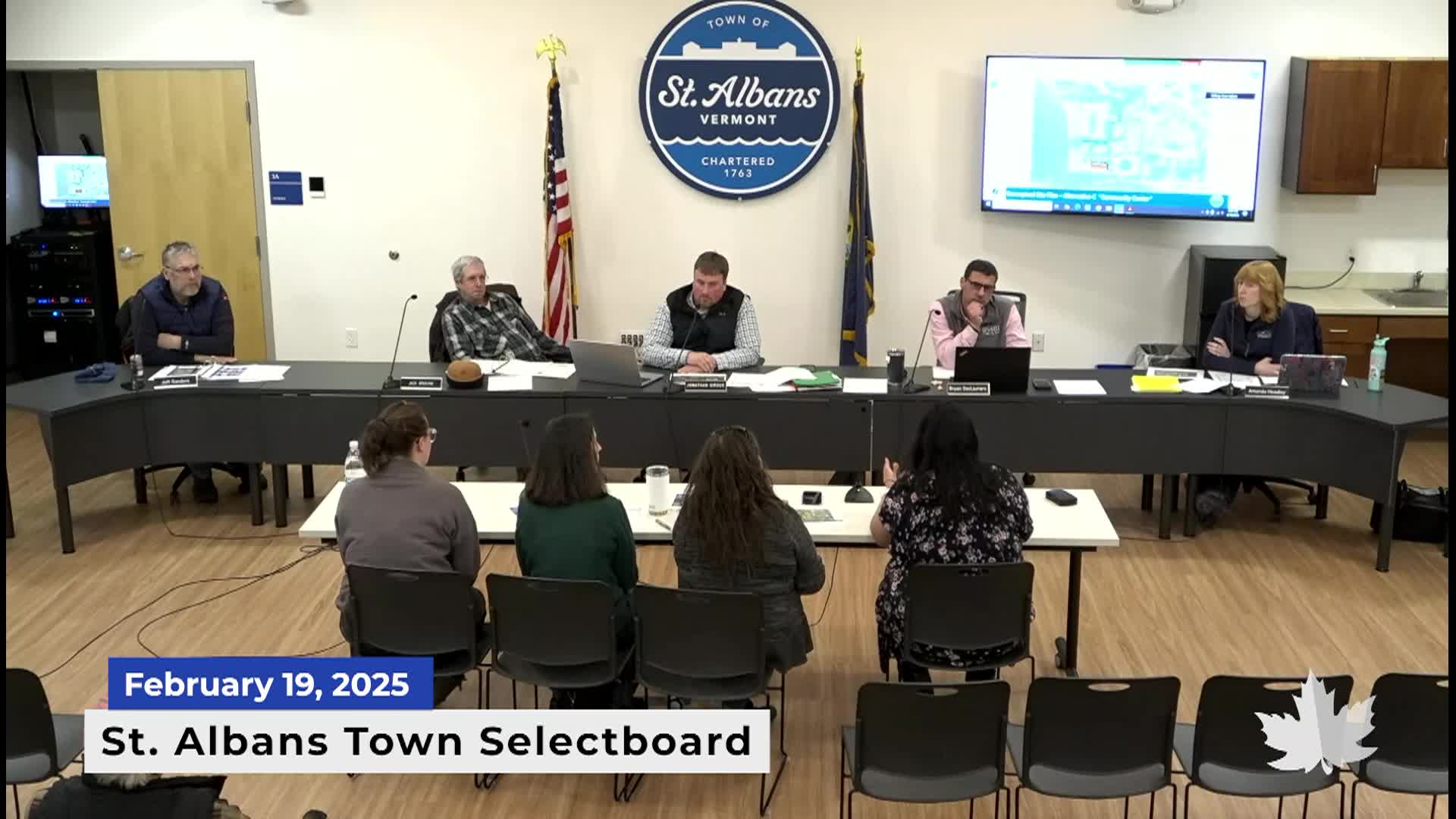 Thumbnail image for St. Albans Town Selectboard | 02/19/2025