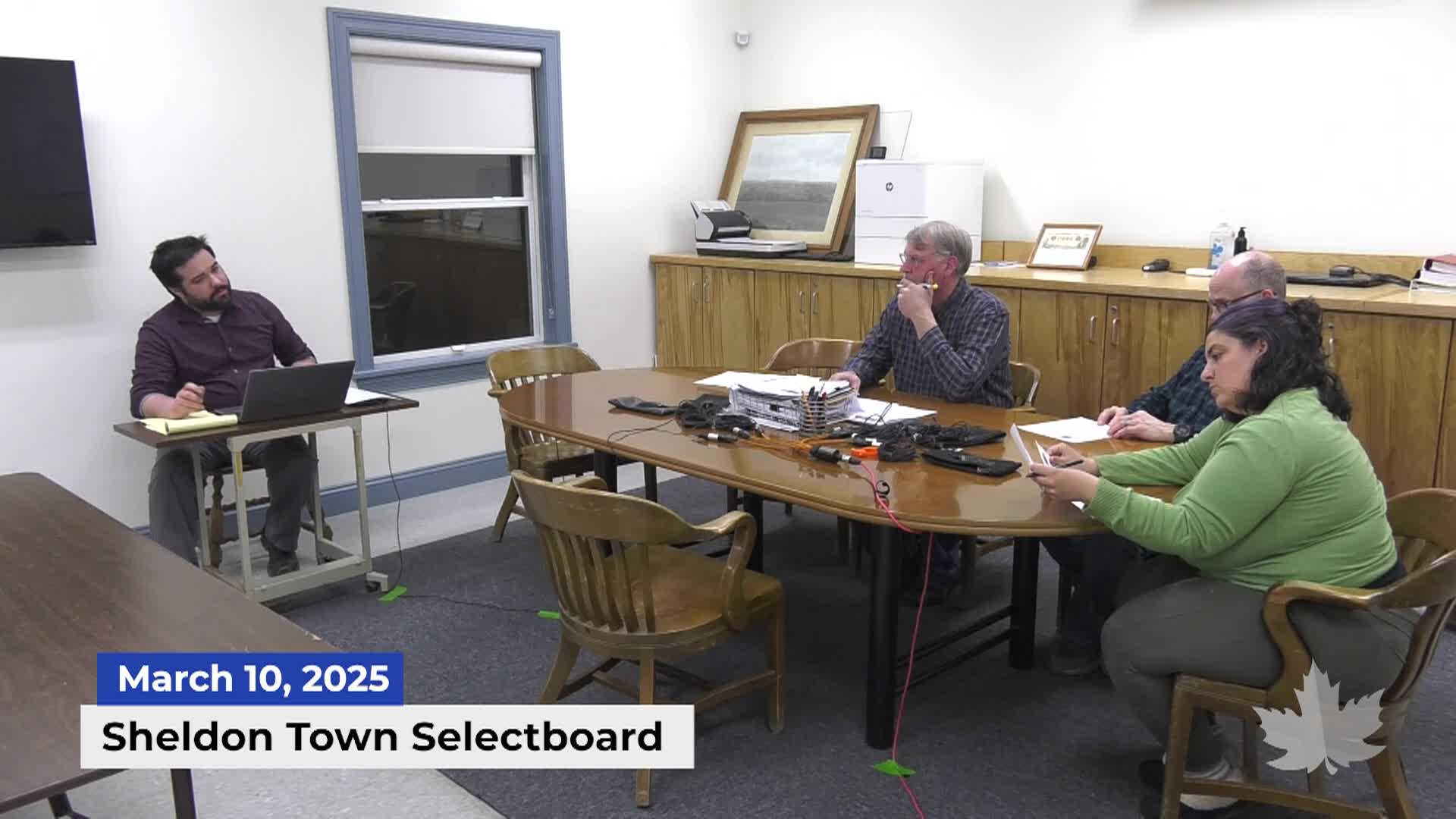 Thumbnail image for Sheldon Town Selectboard | 03/10/2025