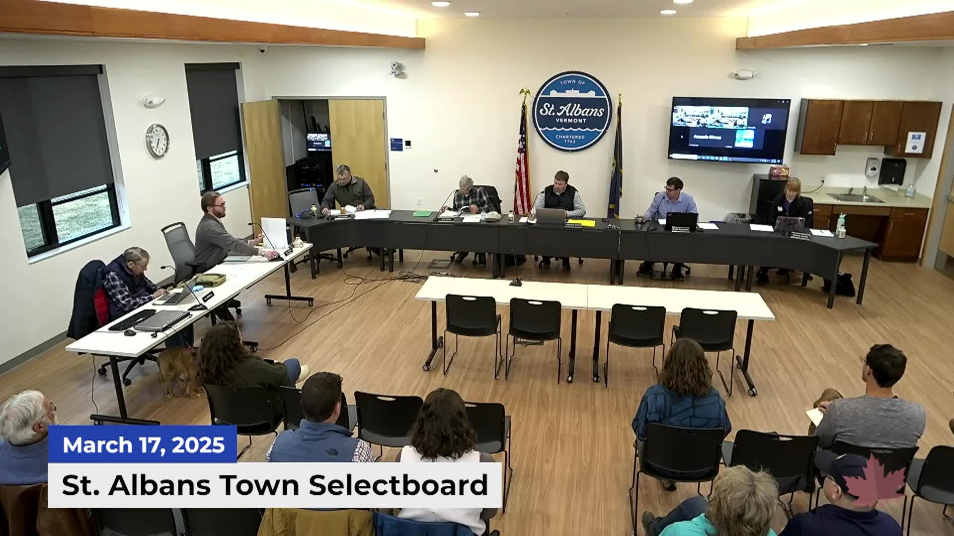 Thumbnail image for St Albans Town Selectboard | 03/17/2025