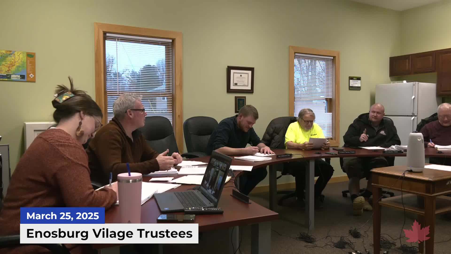 Thumbnail image for Enosburg Village Trustees | 03/25/2025