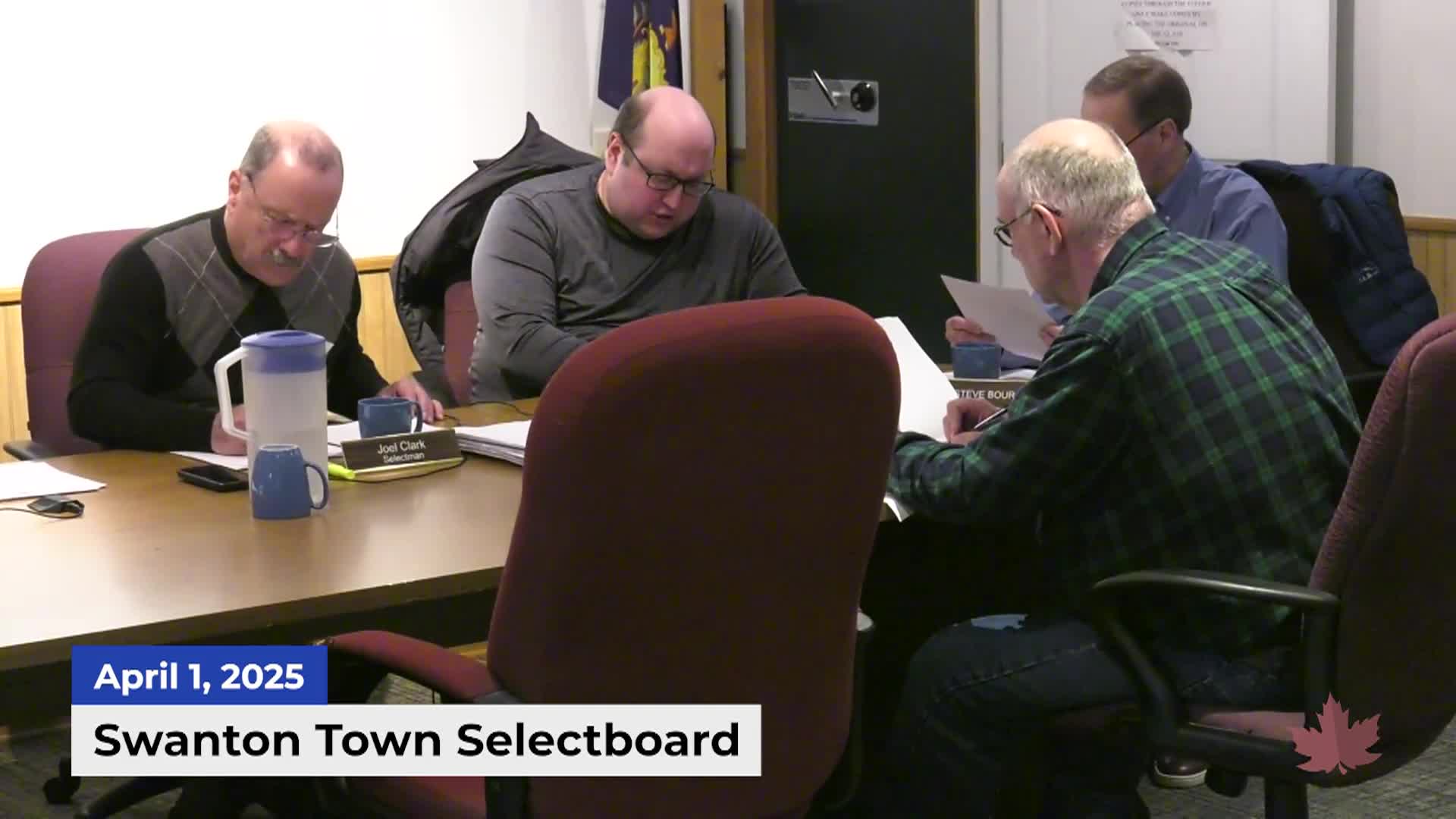 Thumbnail image for Swanton Town Selectboard | 04/01/2025