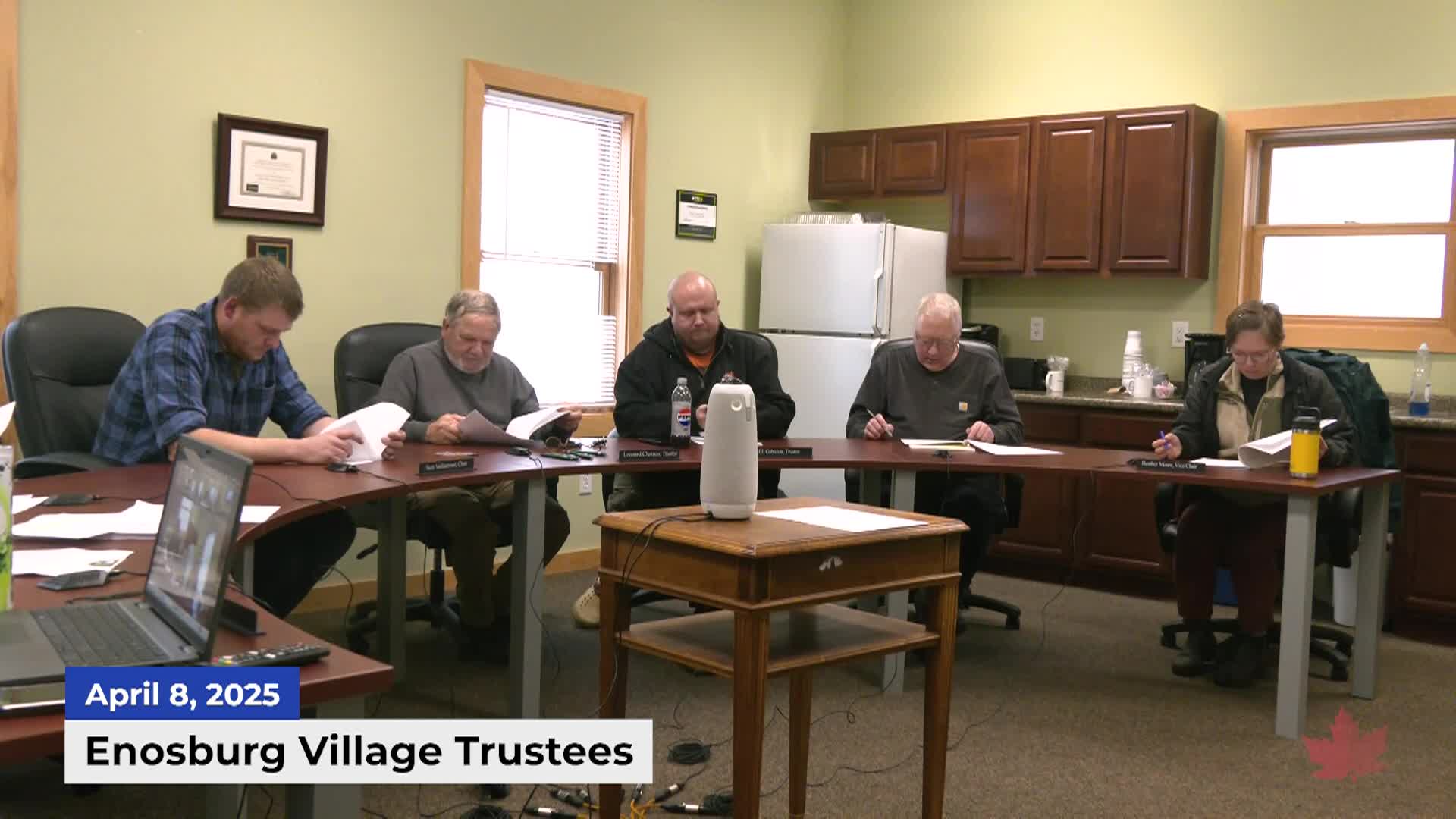 Thumbnail image for Enosburg Village Trustees | 04/08/2025