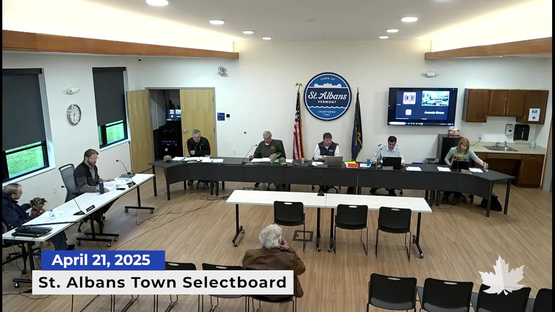 Thumbnail image for St Albans Town Selectboard | 04/21/2025