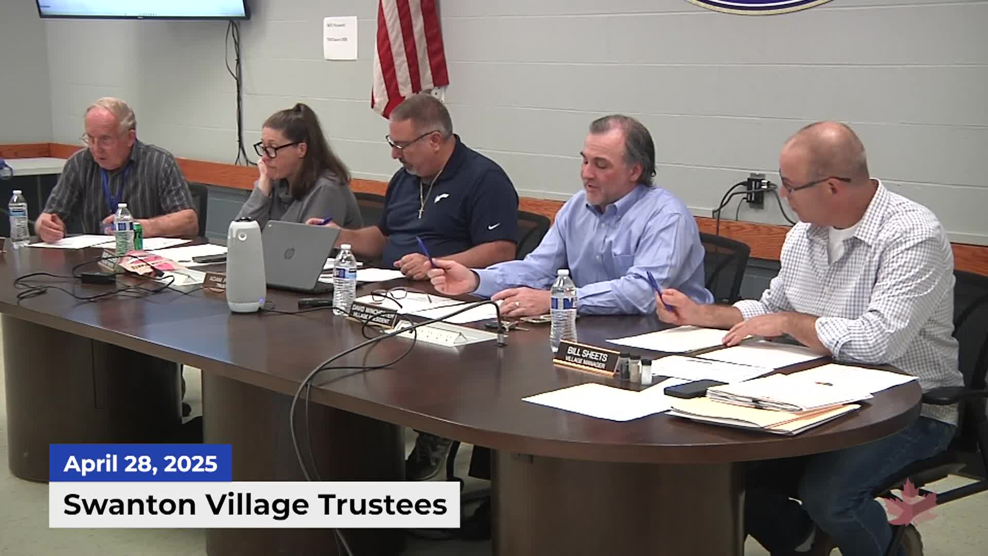 Thumbnail image for Swanton Village Trustees | 04/28/2025