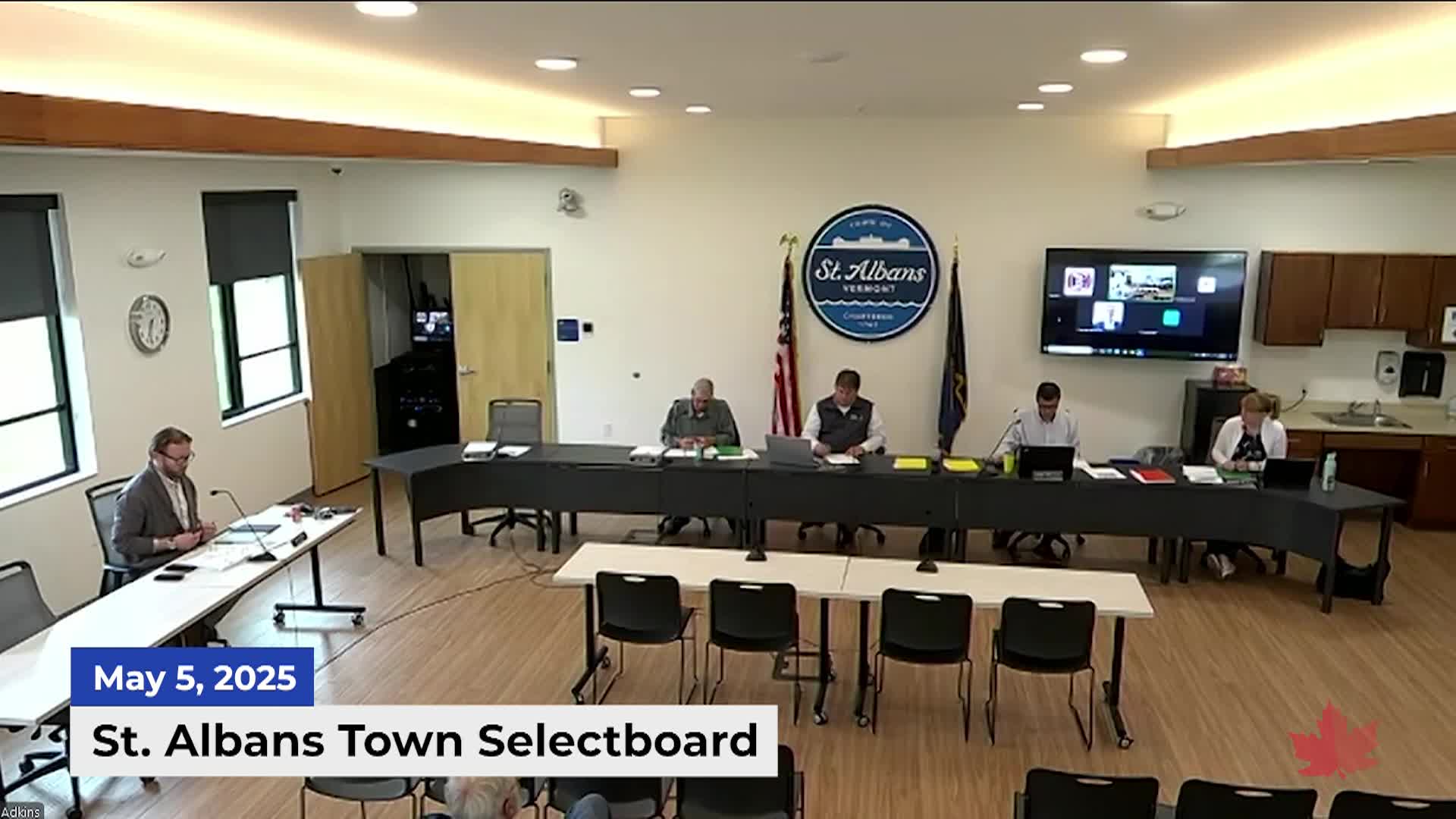 Thumbnail image for St. Albans Town Selectboard | 05/05/2025