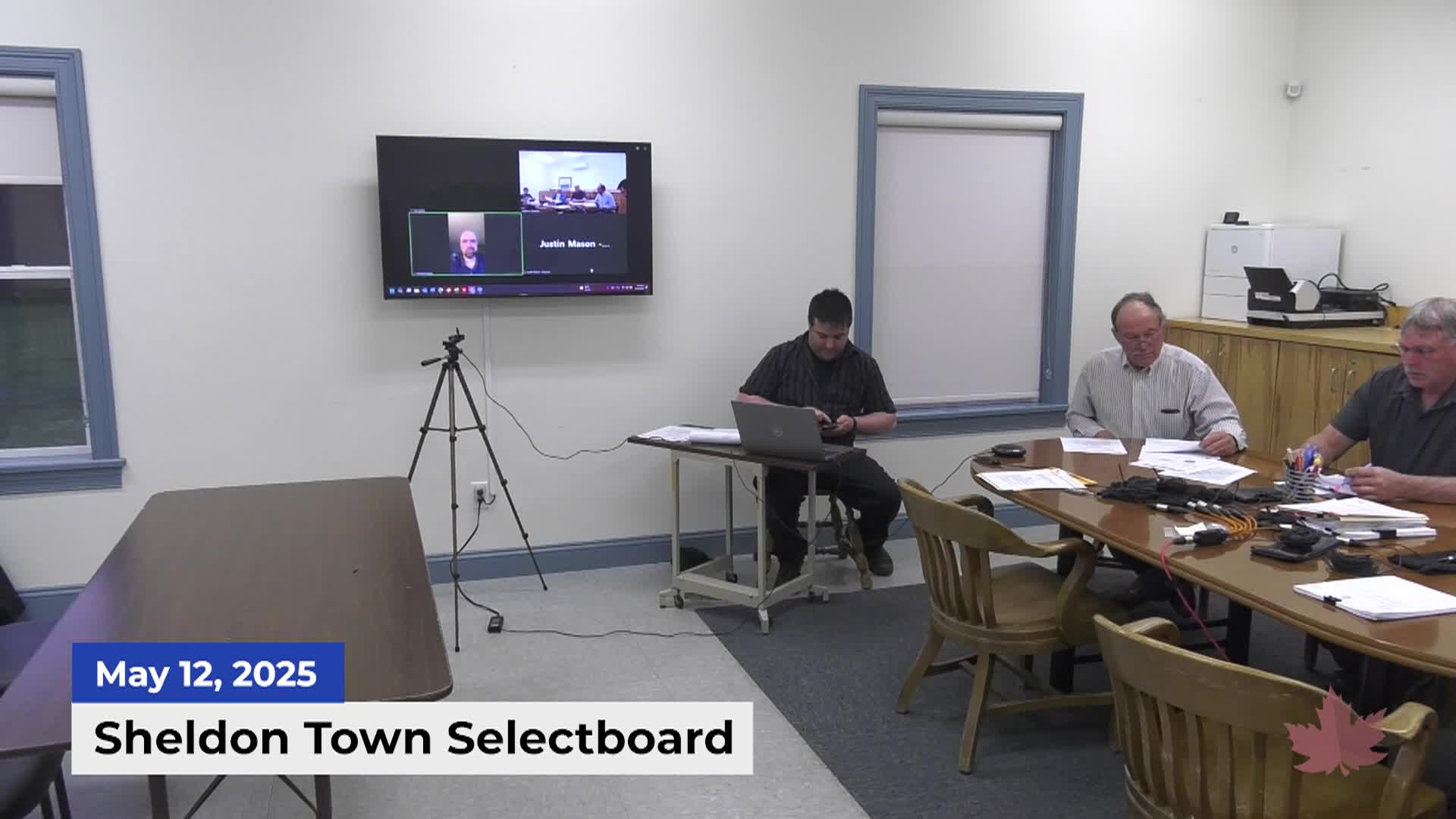 Thumbnail image for Sheldon Town Selectboard | 05/12/2025