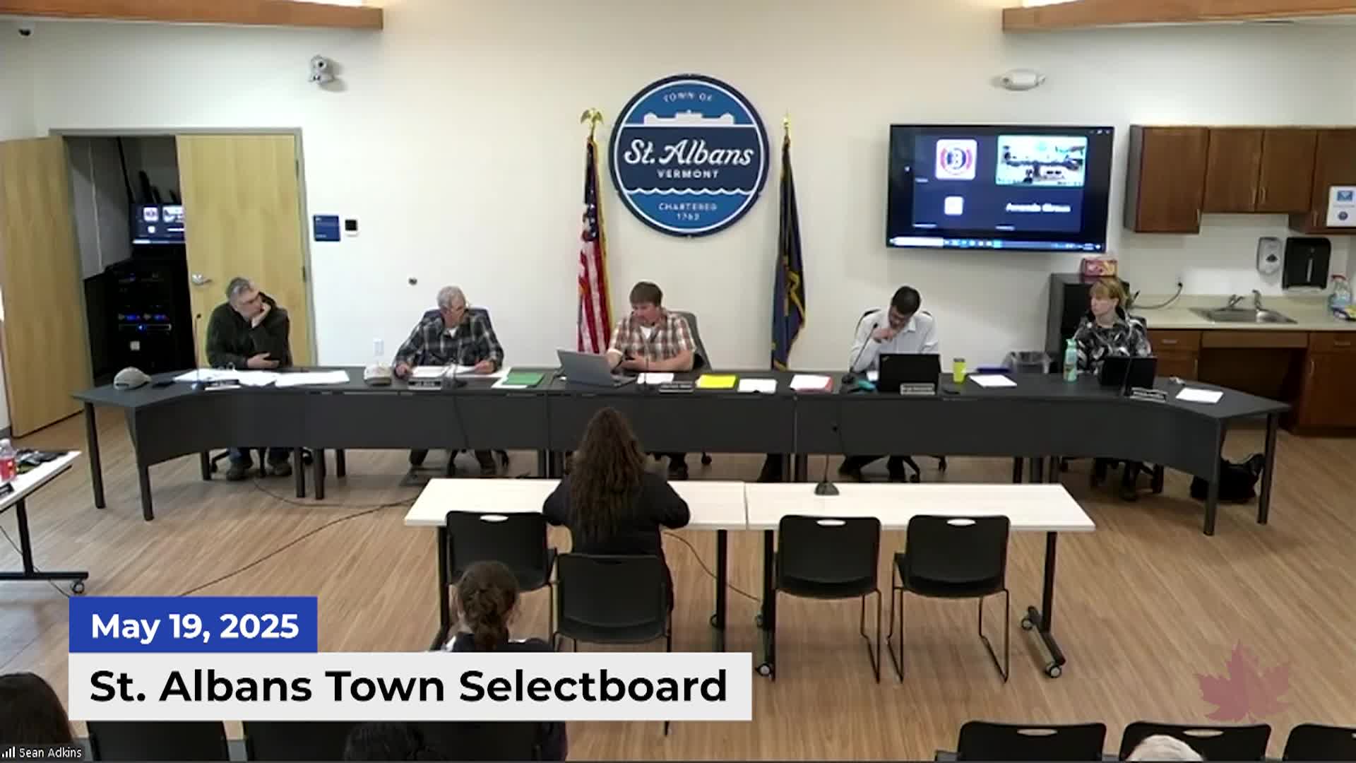 Thumbnail image for St. Albans Town Selectboard 5/19