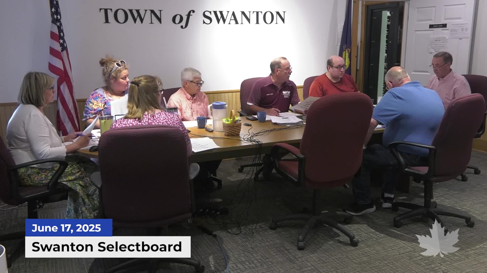 Thumbnail image for Swanton Town Selectboard | 06/17/2025