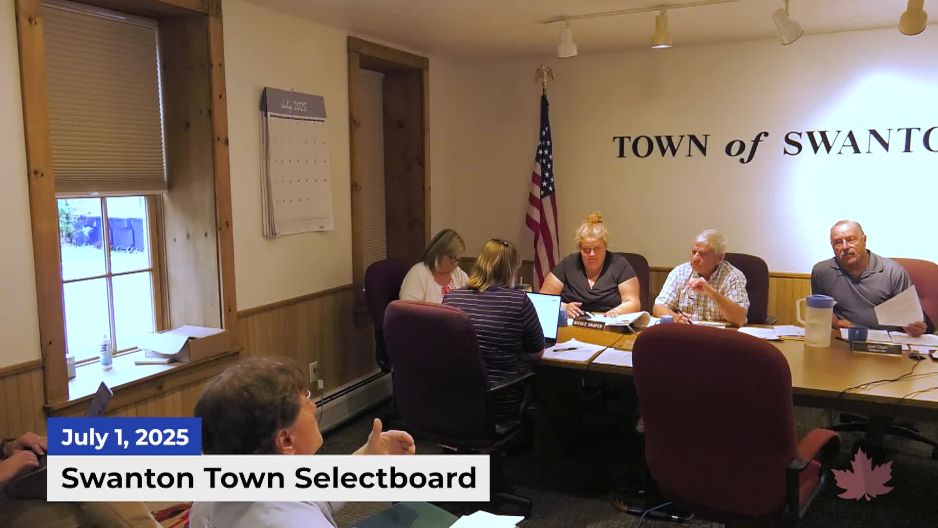 Thumbnail image for Swanton Town Selectboard 7/1
