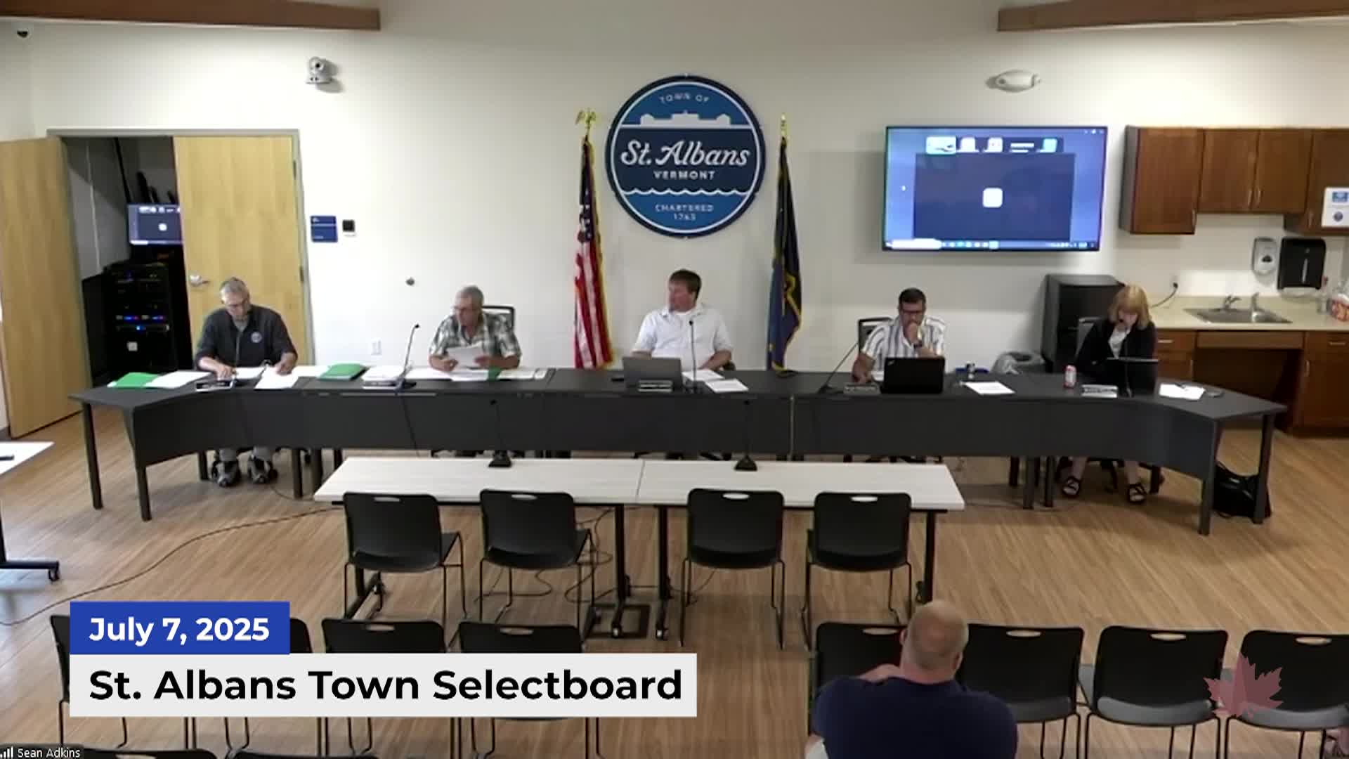 Thumbnail image for St Albans Town Selectboard | 07/07/2025