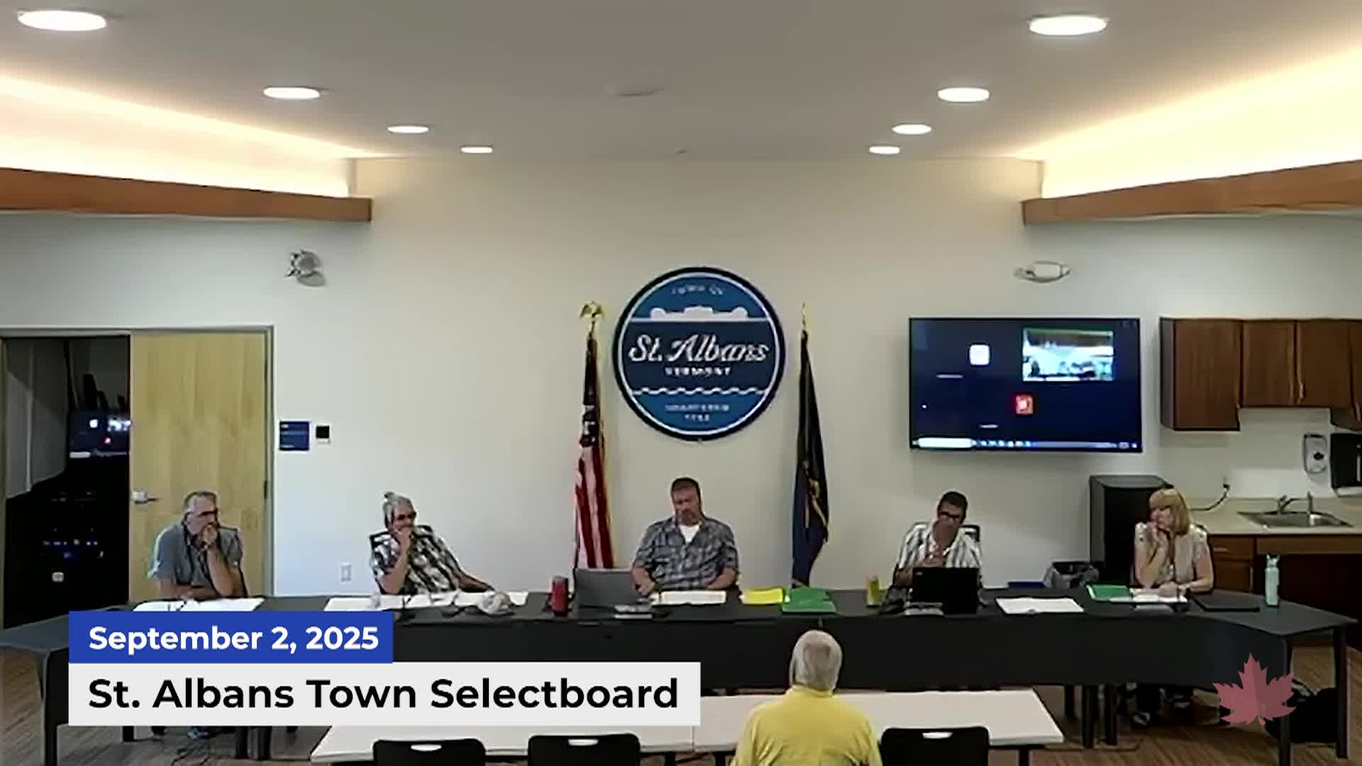 Thumbnail image for St Albans Town Selectboard | 09/02/2025