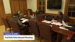 Navigate to Fairfield Selectboard | 01/12/2026