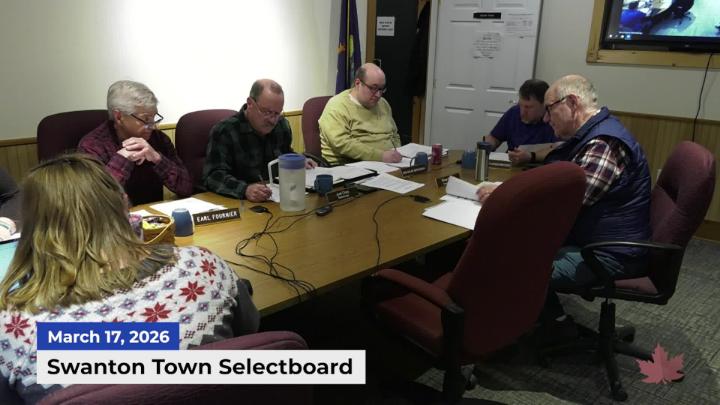 Thumbnail image for Swanton Town Selectboard | 03/17/2026