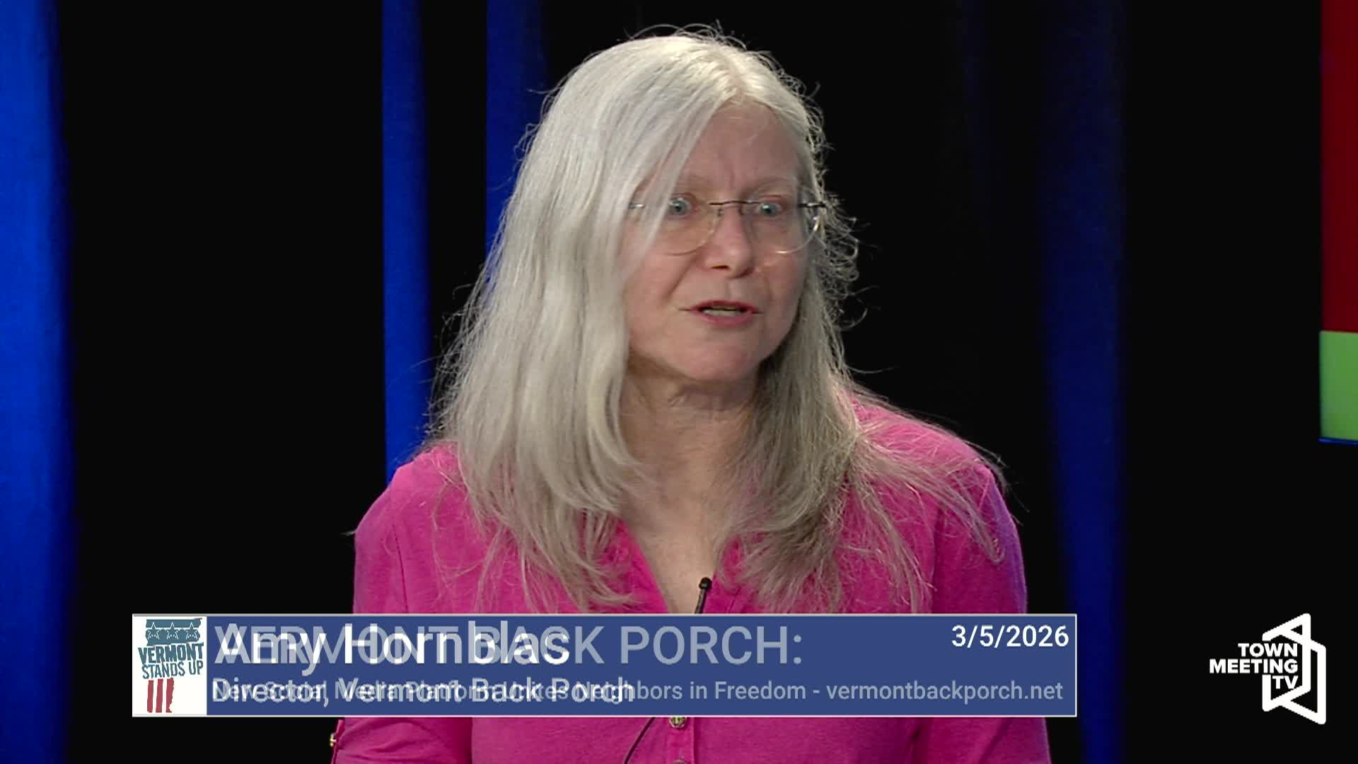 Thumbnail image for Vermont Back Porch  [New Social Media Platform That Unites Neighbors in Freedom] 03/05/2026