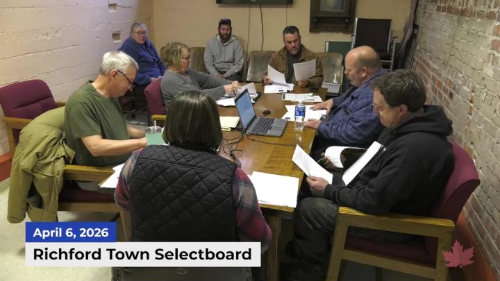 Thumbnail image for Richford Town Selectboard | 04/06/2026