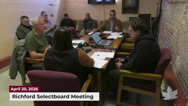 Thumbnail image for Richford Selectboard | 04/20/2026